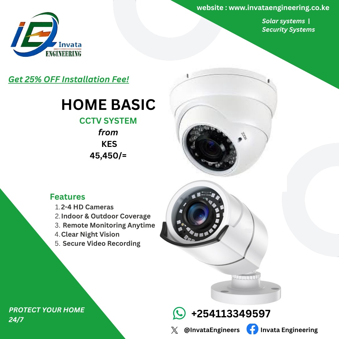 InvataEngineers's tweet photo. Wizi in Nairobi  imezidi. 
Imagine coming home to find your things gone?  Linda nyumba yako ama biz na CCTV.
 Small Home | Home Basic | Standard Home packages.
Clear view, phone alerts, night vision.
Contact: +254113349597
 Join group for deals:
https://t.co/KgBE72QlIS https://t.co/Hy8HkUeRry