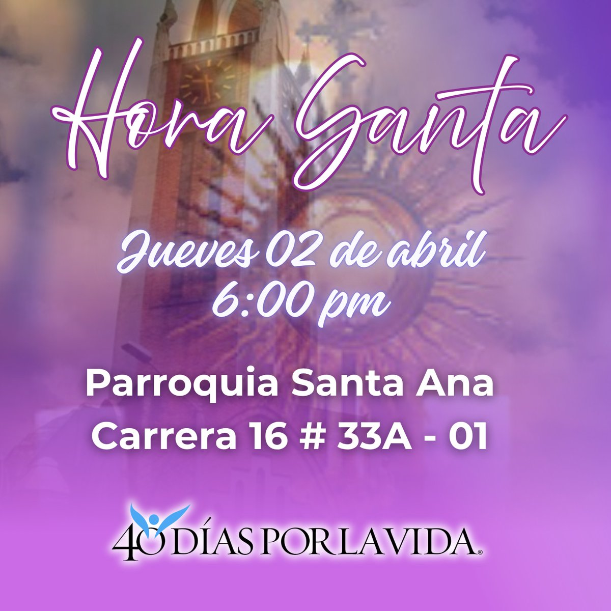 40 días por la vida Teusaquillo Santa Ana 🩵 tweet media