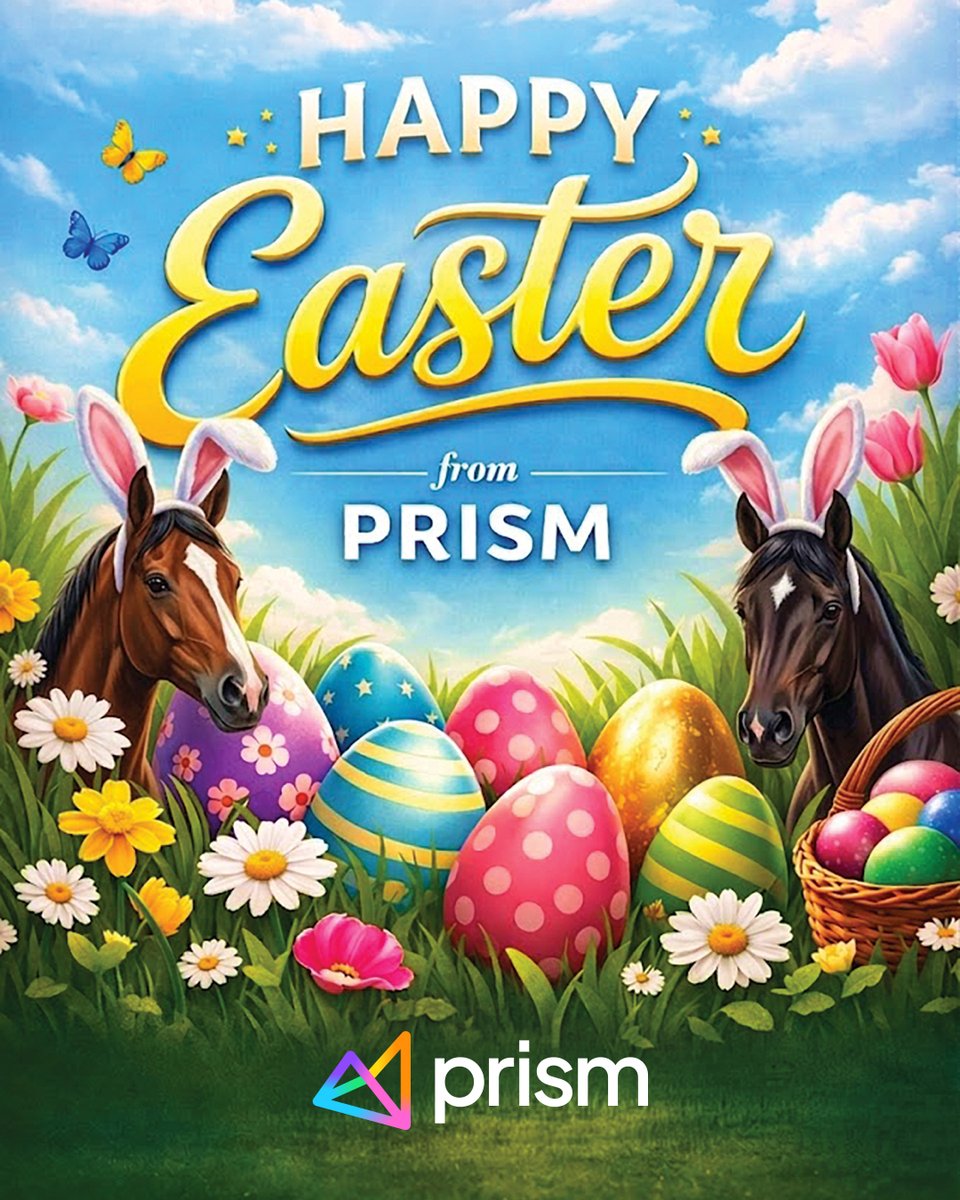 prism_horse's tweet photo. Happy Easter to all our Prism clients. Wishing you a fantastic long weekend both on and off the track.

#HappyEaster #EasterWeekend #HorseRacing #Thoroughbreds #RacingAustralia #PrismClients https://t.co/CSVjhyM3bb