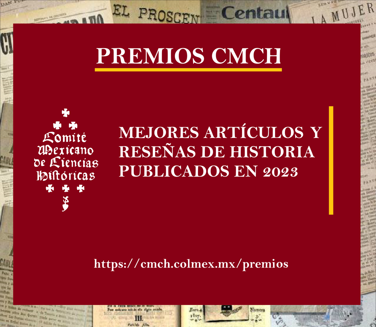 Comité Mexicano de Ciencias Históricas (CMCH) tweet media