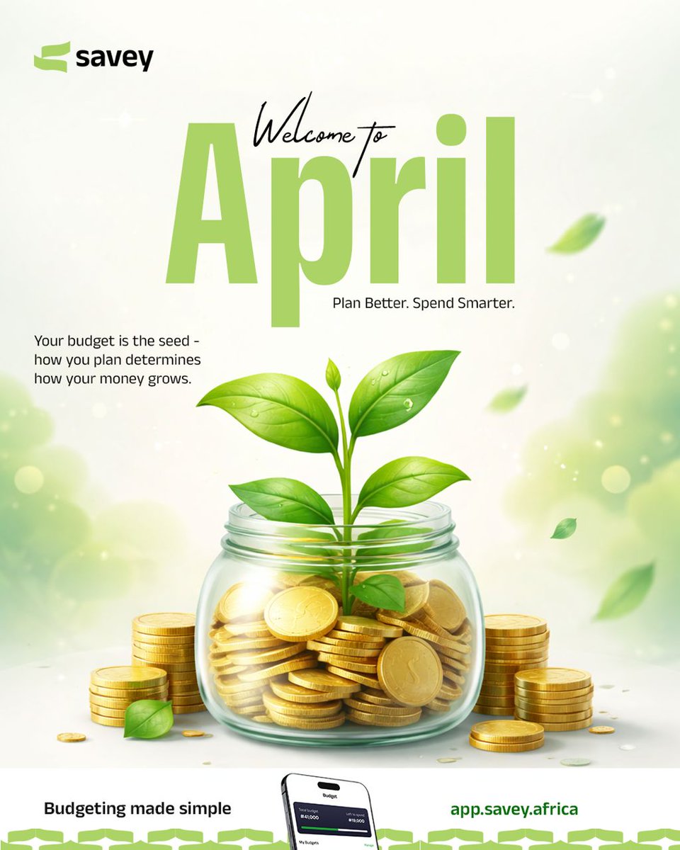 getsavey's tweet photo. At the start of the year, everything felt possible.

Then life happened…
Unexpected bills. Small “I deserve this” moments.
Now it’s April.

No pressure, just a question:
Did your money grow this quarter? 🌱

Q2 is another chance to be more intentional.
#Savey #MoneyHabits https://t.co/a4I5sbvAL6