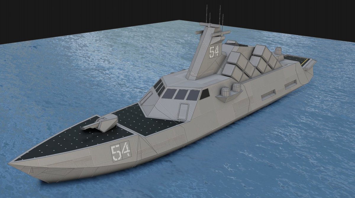 Aryx3D's tweet photo. Nuclear option mod project

Styx-class Missile Cutter

Fast-attack ship with 8 anti-ship missile launcher tubes https://t.co/8zDuiS5hqt