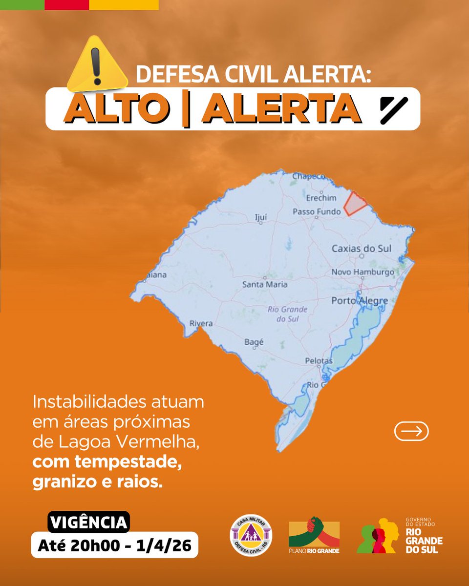 Defesa Civil RS tweet media