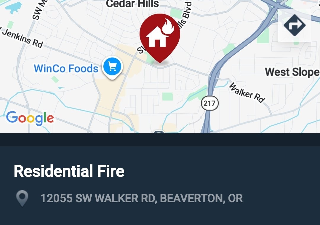 2:00pm
Residential Fire
12000 block SW Walker Rd
Beaverton