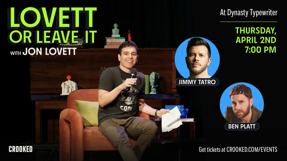 Crooked Media tweet media