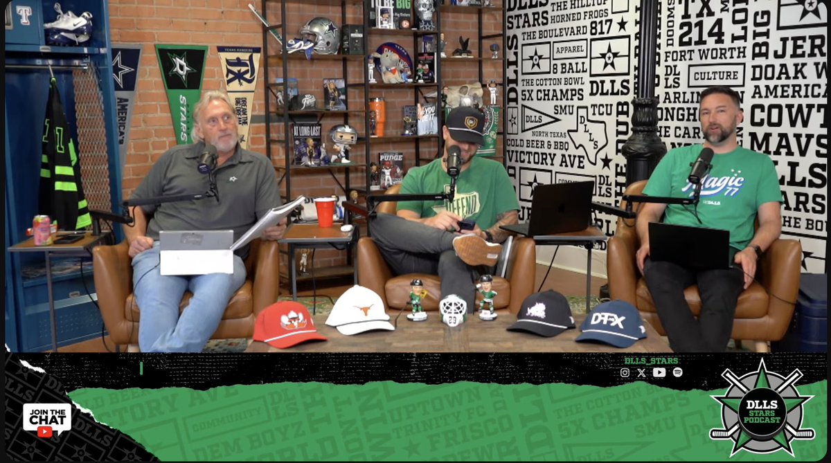 DLLS_Stars's tweet photo. ICYMI #TexasHockey 🏒

DLLS Stars Podcast: Wednesday, April 1

1⃣ Jim Nill extends with Dallas
2⃣ Talking goalie comparisons and back-to-backs
3⃣ Should we be worried, excited, nervous? 

🔊 https://t.co/bTguiXPY6p

📺 https://t.co/hoedx8dNlQ https://t.co/6HhG9OBD0s