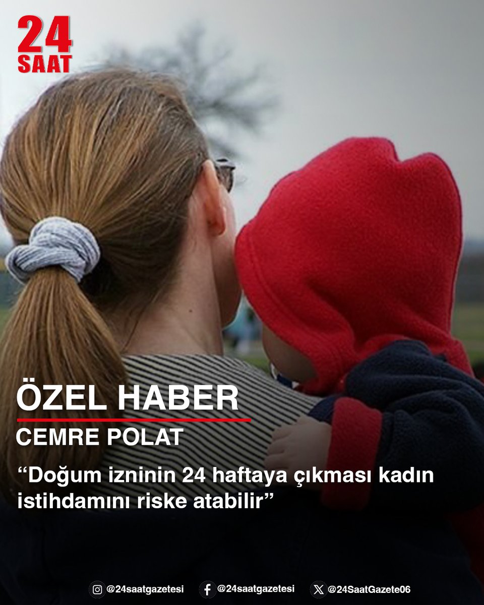 24SaatGazete06's tweet photo. ÖZEL HABER | Cemre Polat

“Doğum izninin 24 haftaya çıkması kadın istihdamını riske atabilir”

https://t.co/etkZVQeahq

#Doğumİzni #Kadınİstihdamı #KadınHakları #ToplumsalCinsiyetEşitliği #TBMM 

@Cemre_Polatt https://t.co/j8cWu0qcDv
