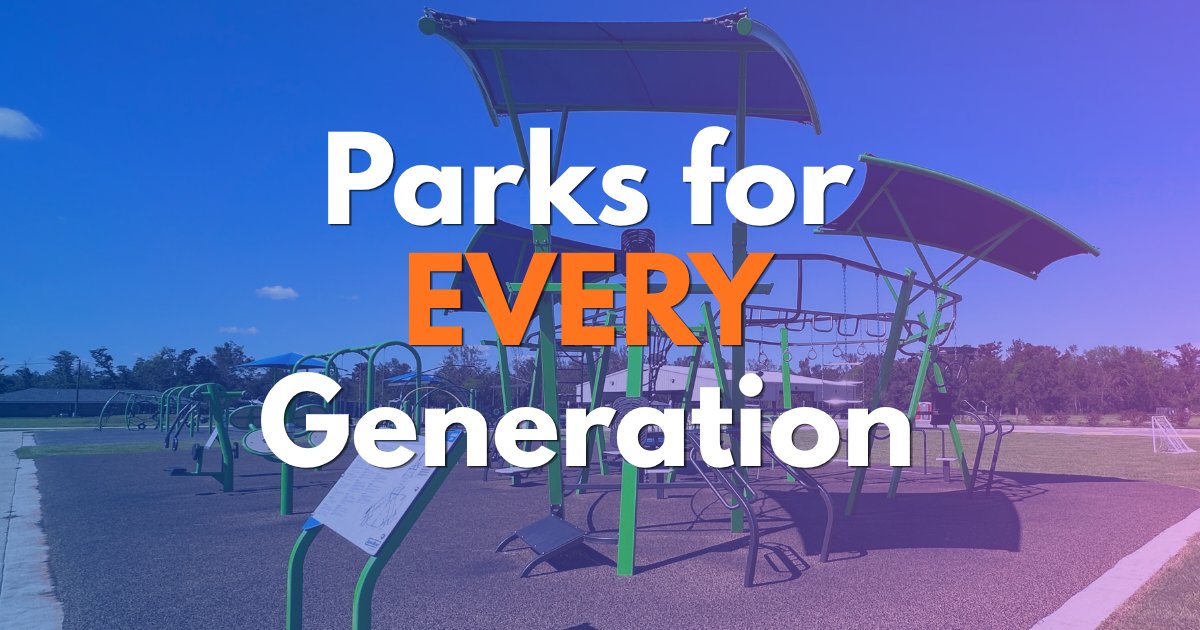 A playground is a start.

A space for all ages is the goal.