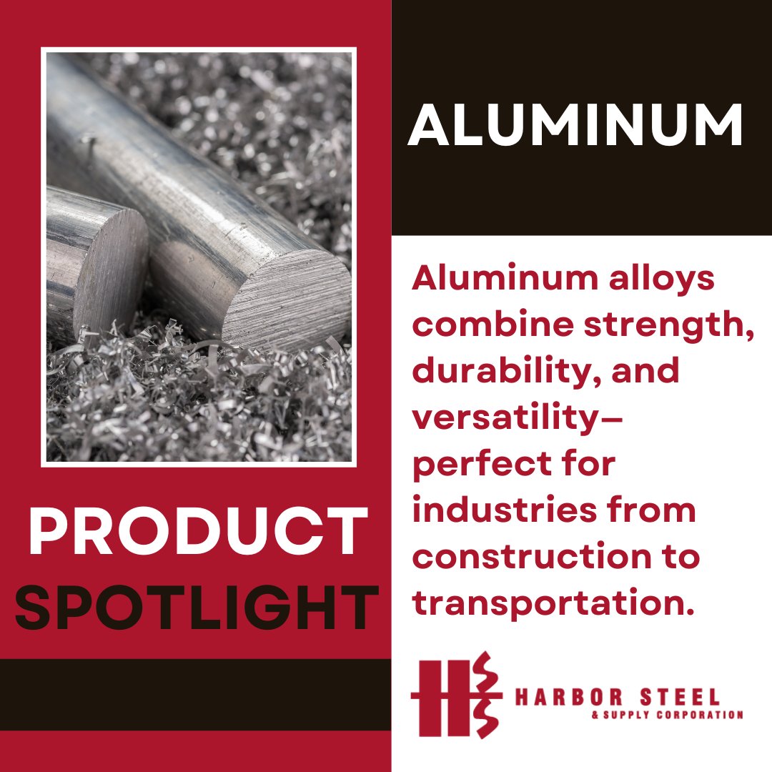 HarborSteel's tweet photo. At Harbor Steel, aluminum is a go-to material for a reason. It’s lightweight, corrosion-resistant, and easy to work with.
No matter what you need, we’ve got the right aluminum to get the job done.
Visit https://t.co/COlAk44Npj to learn more https://t.co/2mWtjeUcIJ