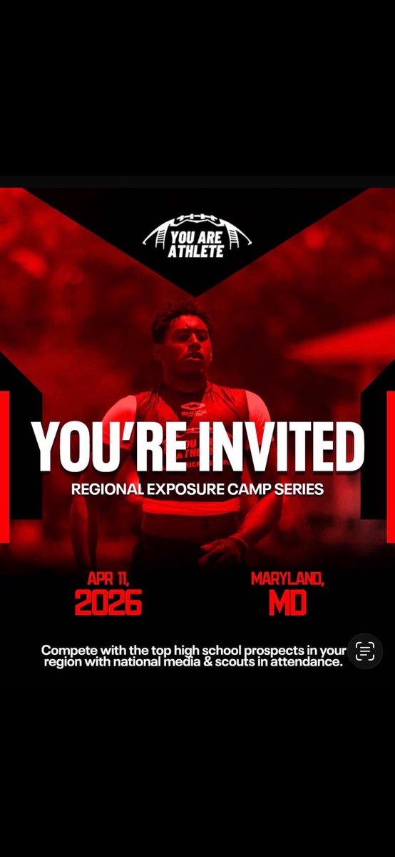 Emoryhull5's tweet photo. Grateful and blessed. Thank you @youareathlete for the invite hope to be there and show what I can do @CoachMcDaniel20 https://t.co/eoDUFqrBlJ