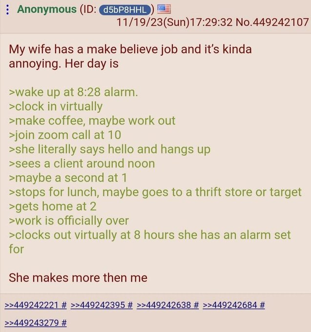 Greentext Poster tweet media