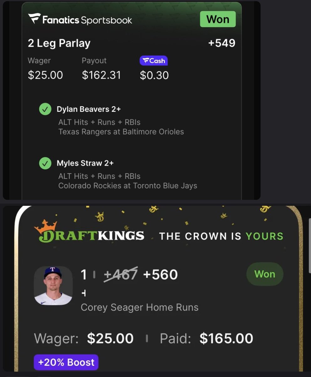 +EV Dingers tweet media