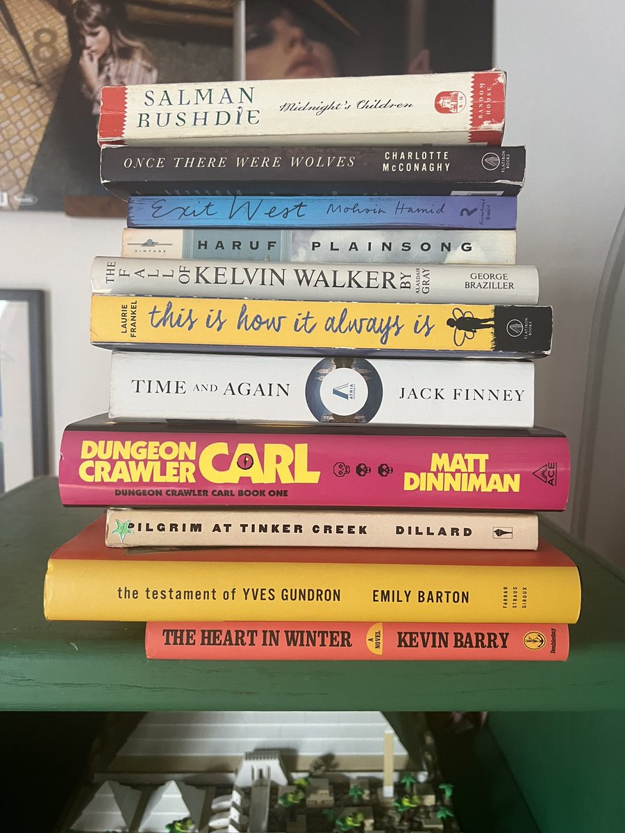 books i read in march 🫶 maybe i am the only girl to read Dungeon Crawler Carl and also Pilgrim at Tinker Creek