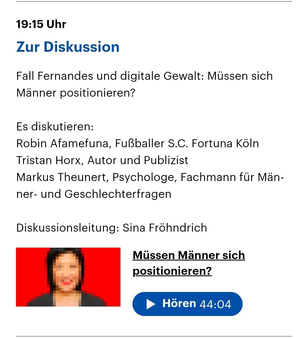 LeierKp's tweet photo. @welt und im @DLF läuft von morgens bis abends der Fall Ulmen als gesellschaftspolitisches Großthema.
Statt #Messergewalt und #Gruppenvergewaltigung https://t.co/FFoTUsRwOm
