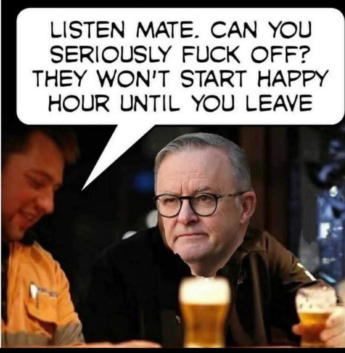 MrsS2023's tweet image. 4 years of #Albanese

Thanks to the morons who voted for this fraud.

He's ok. Jump in the V12 #Comcar  drive onto the tarmac, into the #VIPjet burn 27t of Jet fuel, and pretend to care... 

#PubTestFail