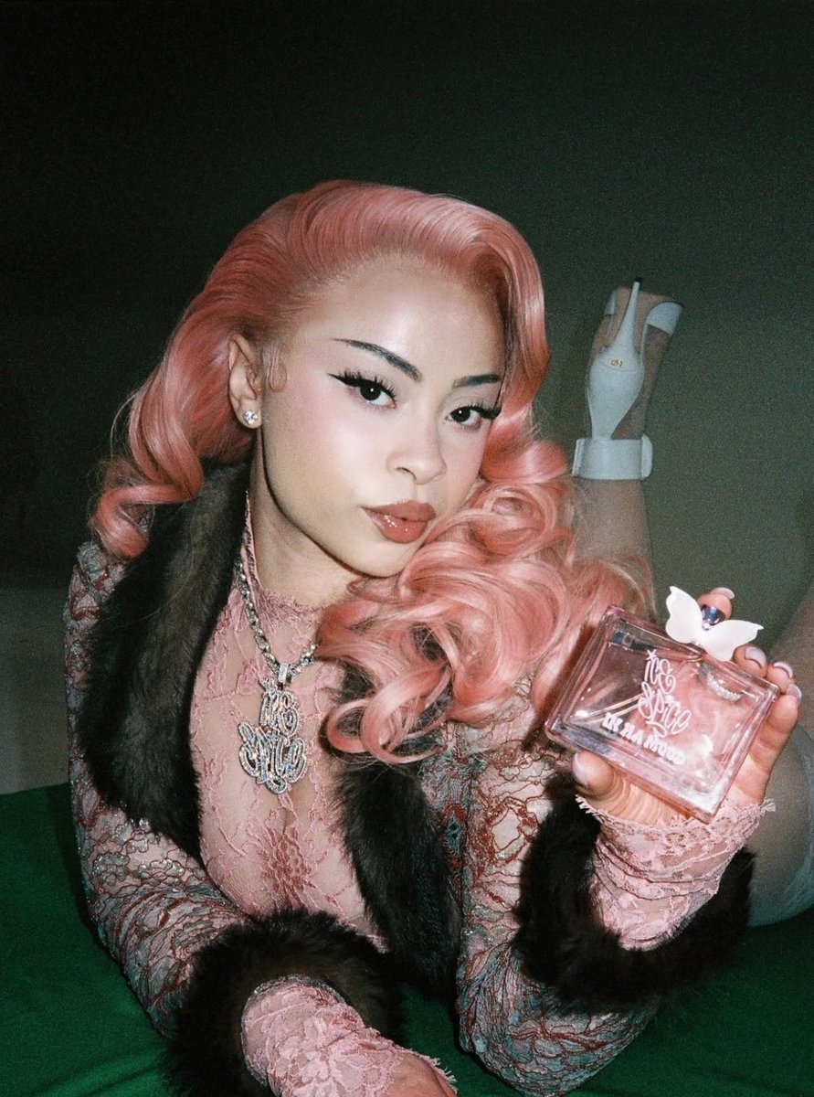 exaltestreet's tweet photo. Looks like Ice Spice has a new fragrance on the way called “In Ha Mood” https://t.co/JzYmTyIWMh