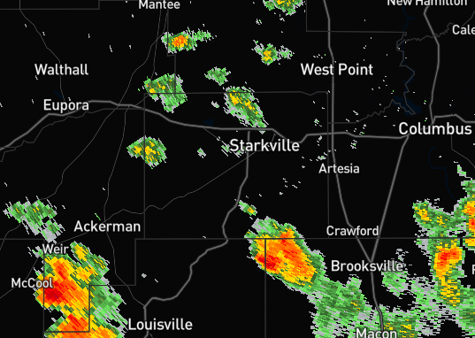 maroonalert's tweet photo. Stay weather aware. Scattered thunderstorms are moving through the area. https://t.co/7jrEE8EpPv