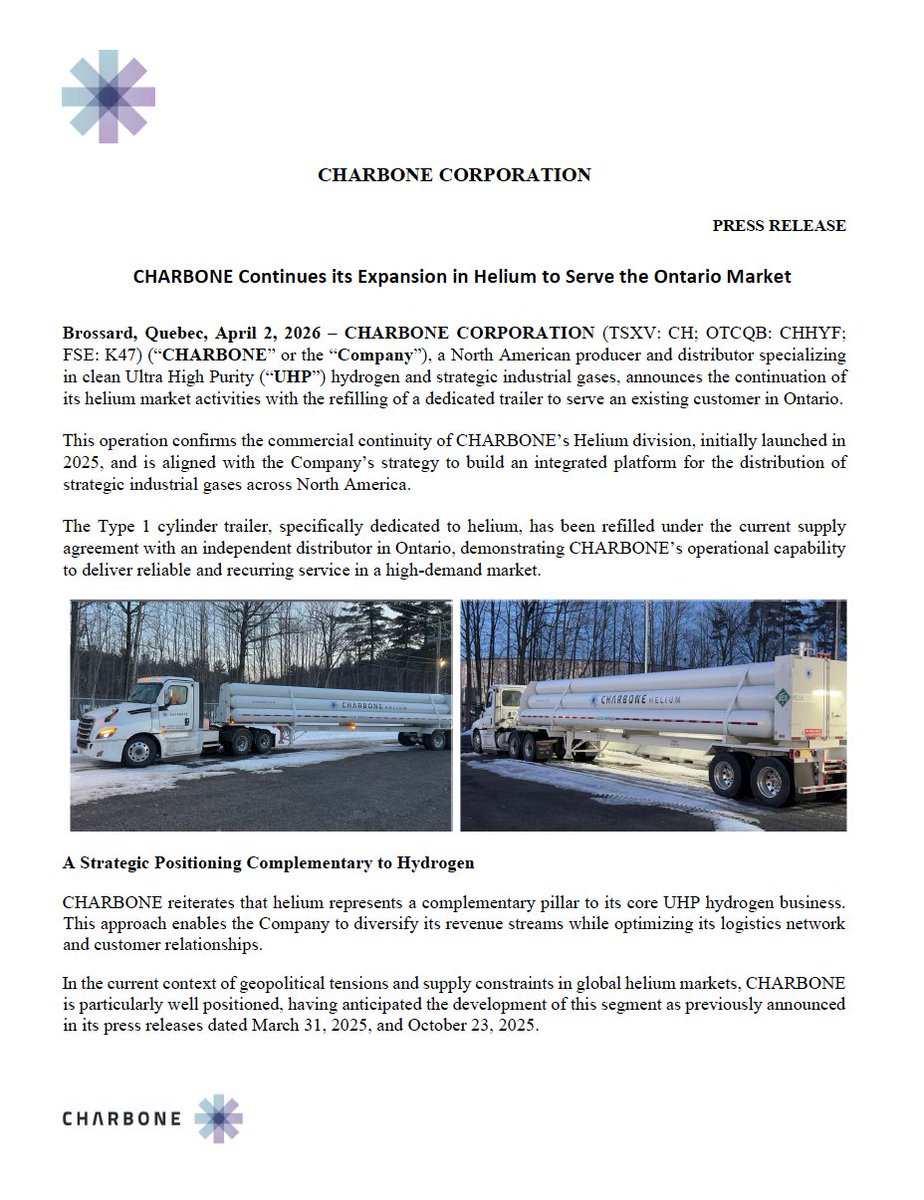 CHARBONE hydrogen TSXV:CH tweet media