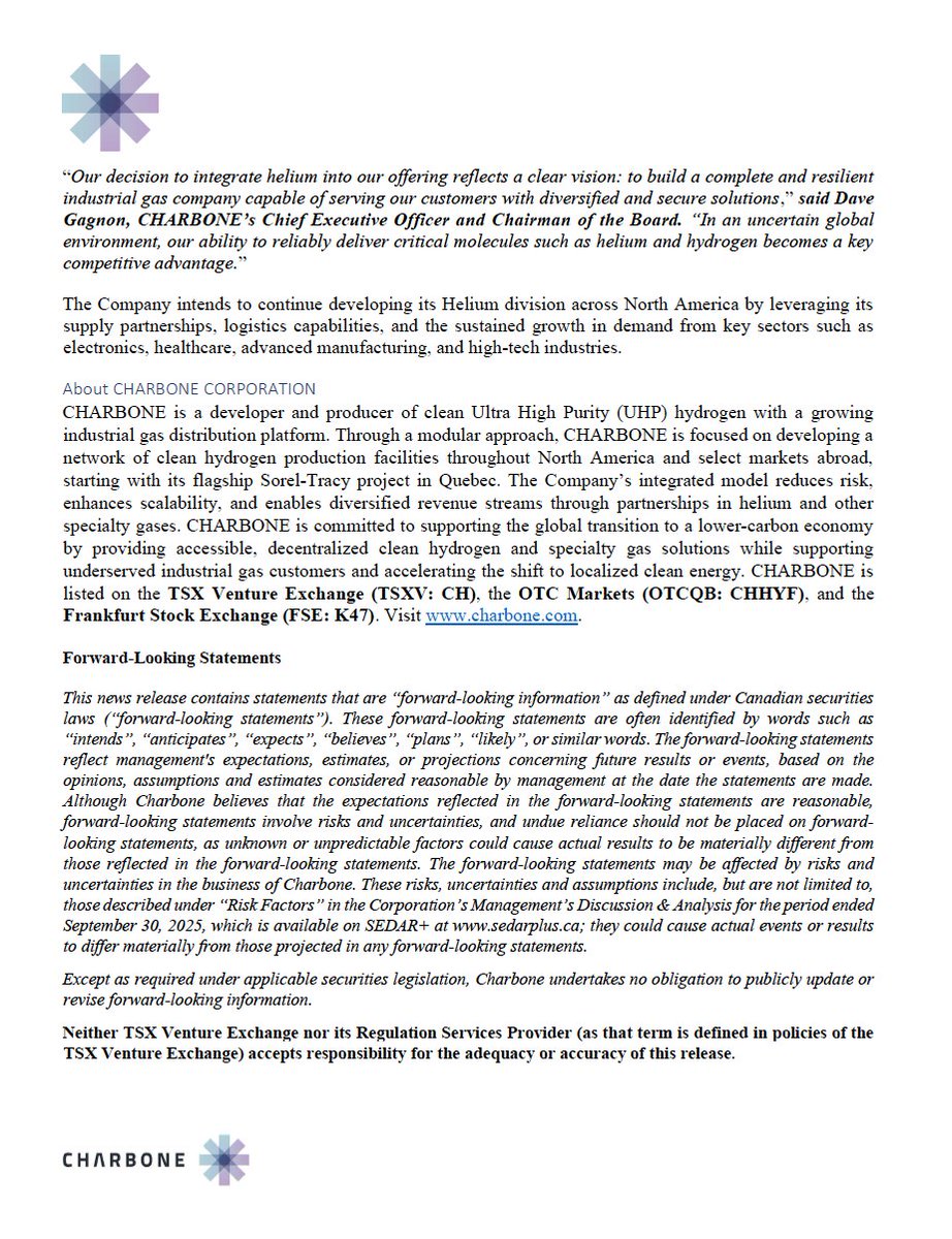 CHARBONE hydrogen TSXV:CH tweet media