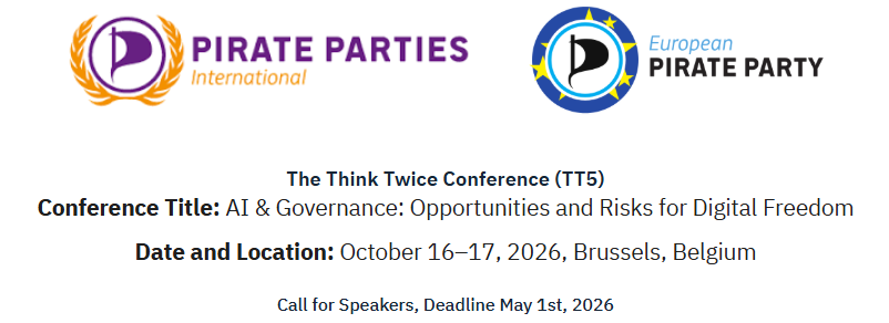 ppinternational's tweet photo. The Think Twice Conference will take place this October in Brussels, please fill out the call for speakers if you would like to participate: https://t.co/0QU7NkTZh1 https://t.co/P3FBTC8Kfk