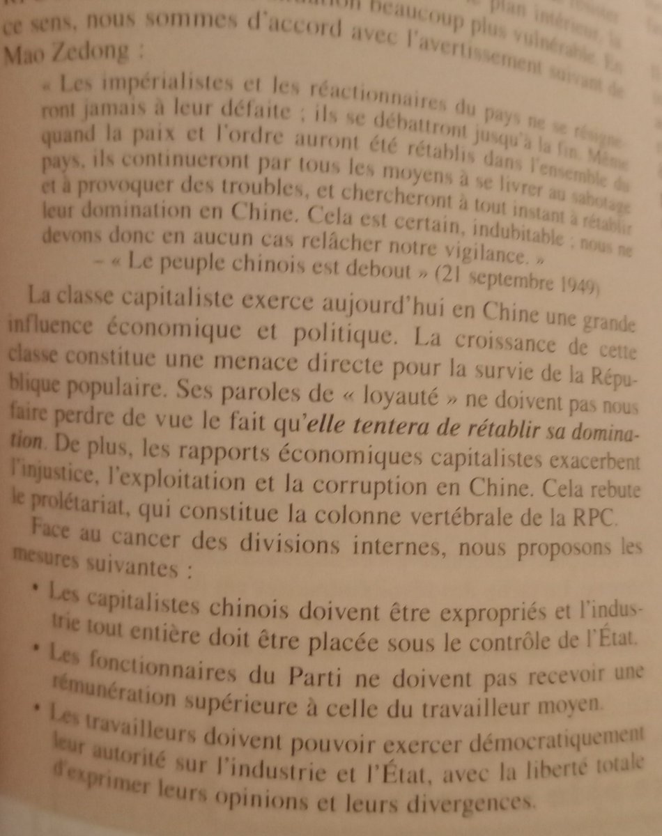 Le saviez-vous? La LTF-Spartacist pense que les armées paysannes de Mao ont généré UN ETAT OUVRIER en Chine (?) et donc logiquement ce groupe envoie des lettres ouvertes au PCC (😂) en leur proposant une POLITIQUE (😂) 
"La classe ouvrière est la colonne vertable de la RPC"(😂)