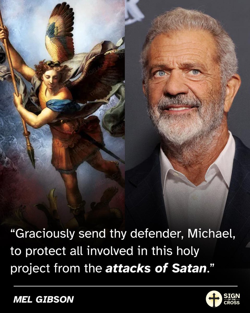 CatholicSOTC's tweet image. Mel Gibson's prayer while filming The Resurrection of the Christ: "Graciously send thy defender, Michael, to protect all involved in this holy project from the attacks of Satan."

lifesitenews.com/news/exclusive…