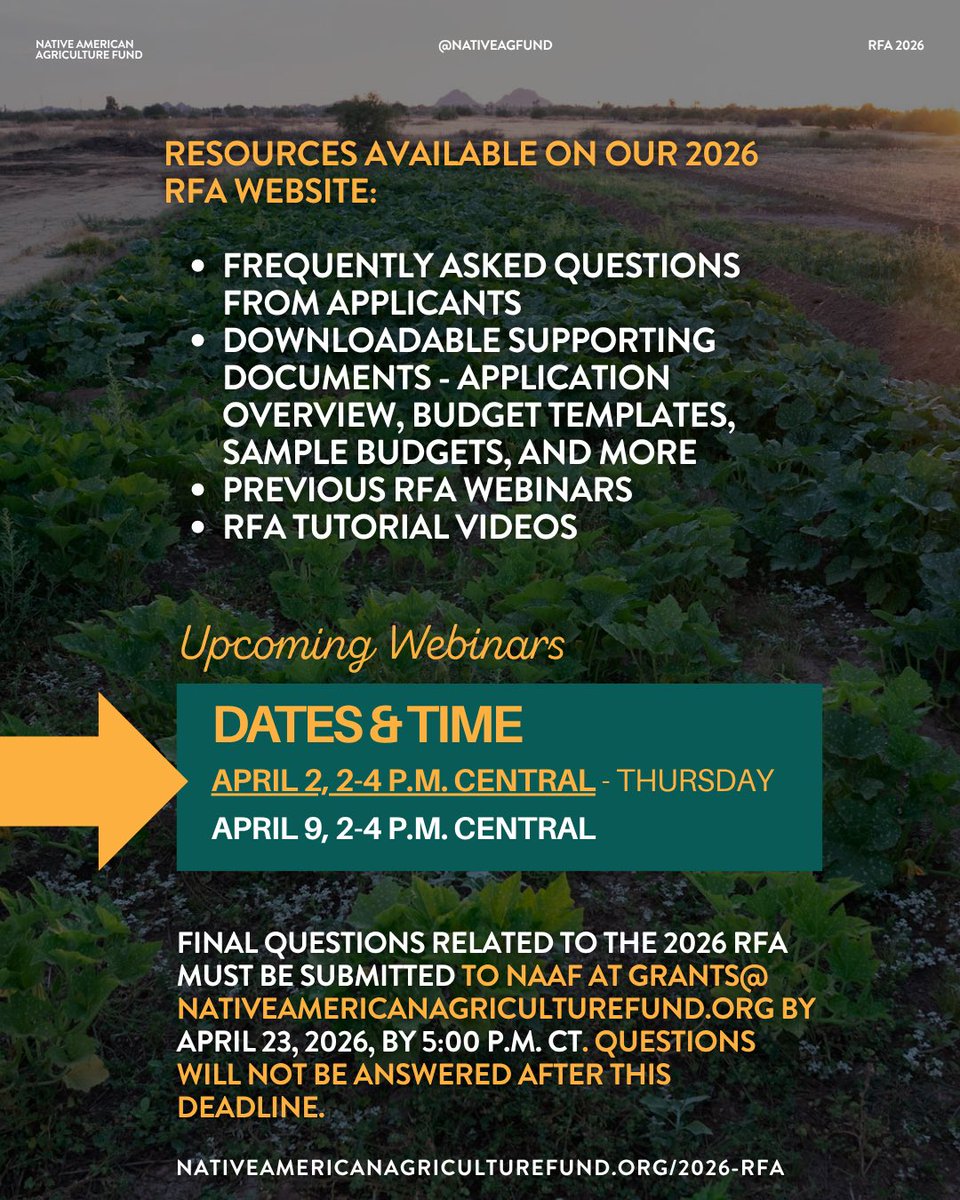 Native American Agriculture Fund tweet media