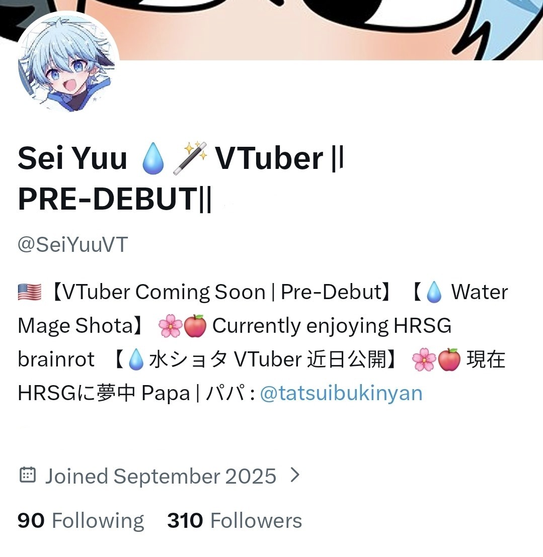 Sei Yuu 💧🪄 VTuber ||PRE-DEBUT|| tweet media