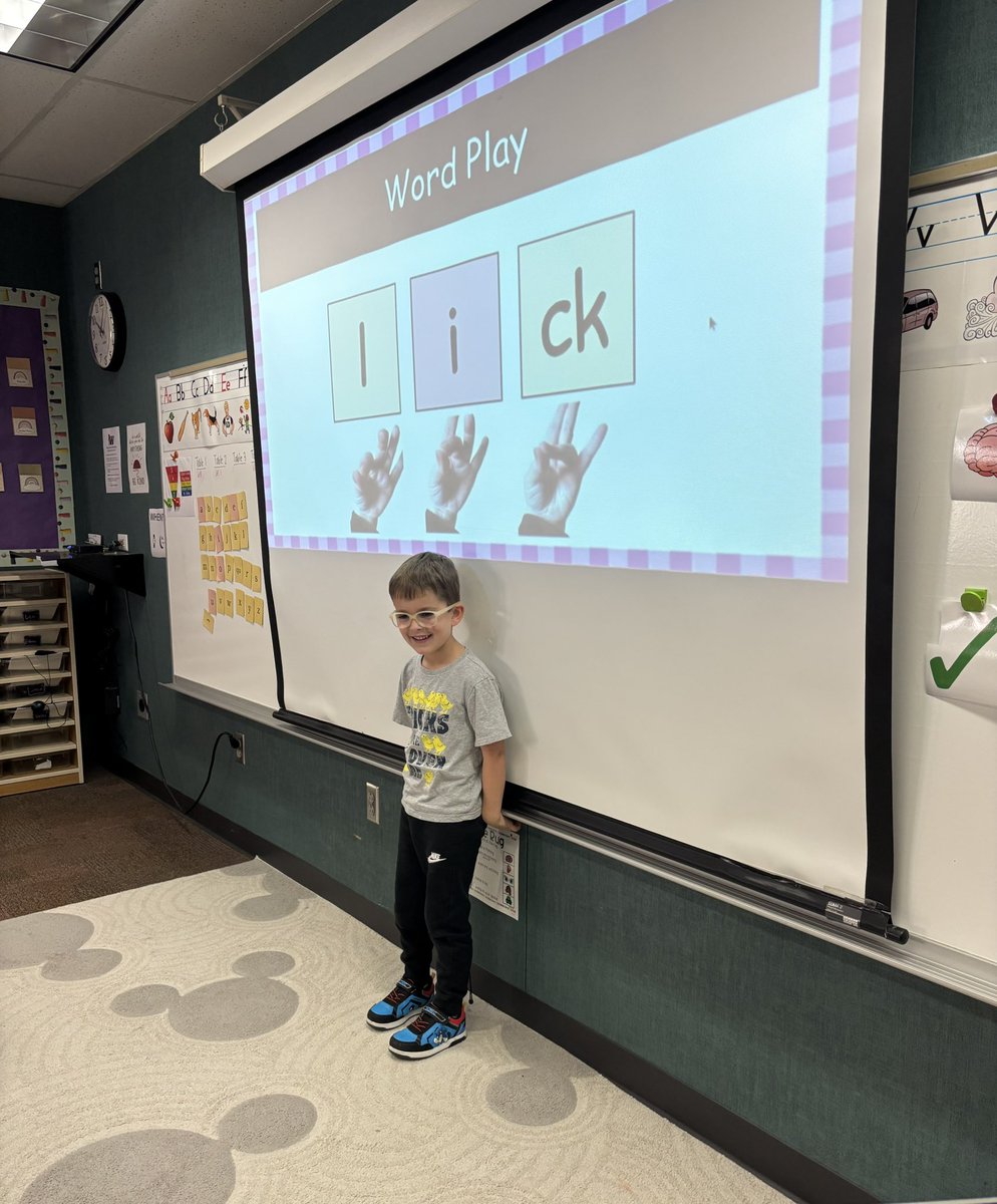 K-4 loves giving the sounds to our mystery words and having students blend them together to solve! It’s a fun way to warm up for Fundations!