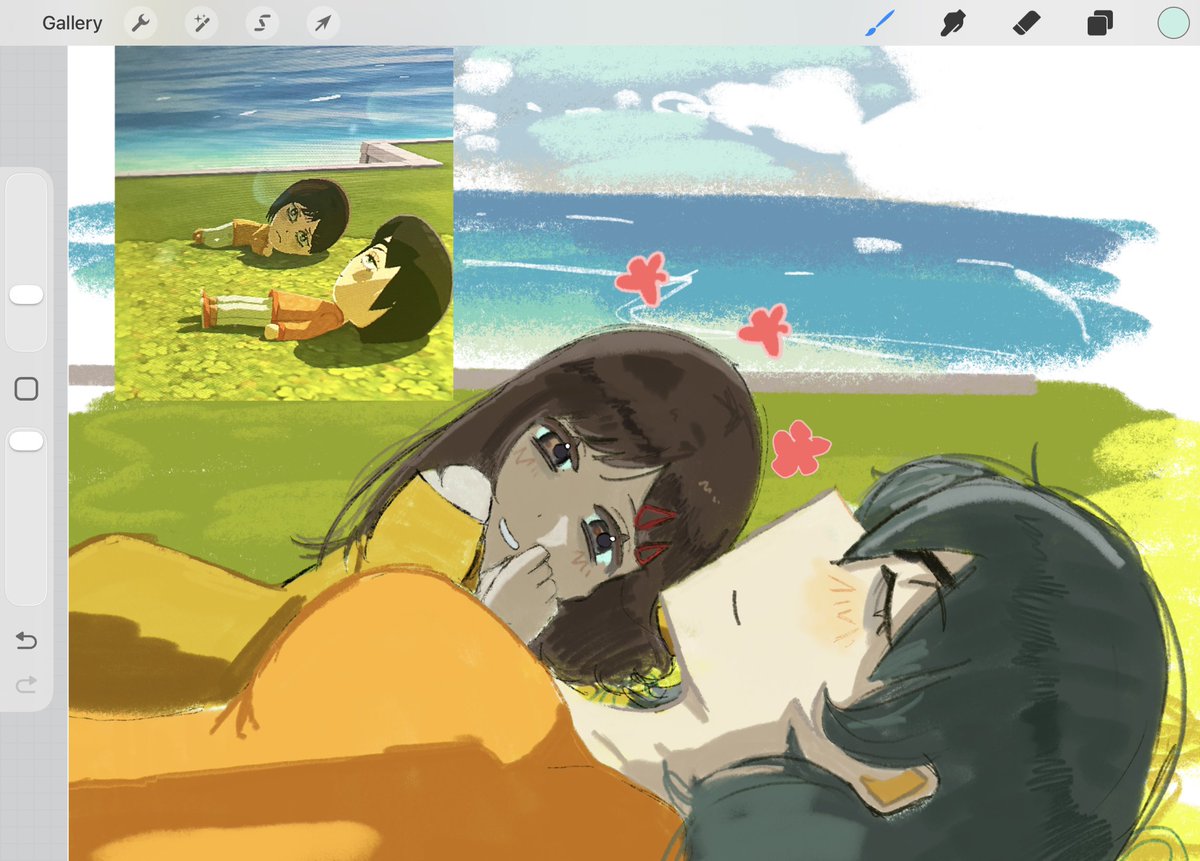 The residents of Yuri Island (himebeni) won