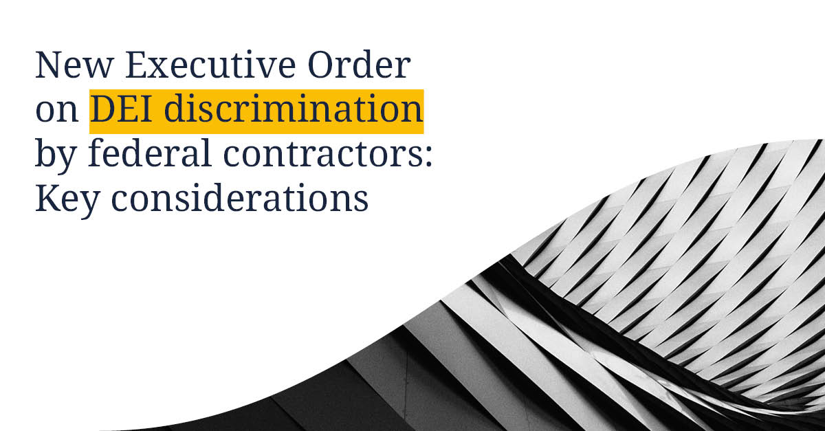 DLA_Piper's tweet image. Last week, President Trump issued a new #EO requiring clauses in federal government contracts prohibiting racially discriminatory #DEI related activities. 

Our alert discusses key considerations for #FederalContractors and the Trump Administration’s broader civil rights