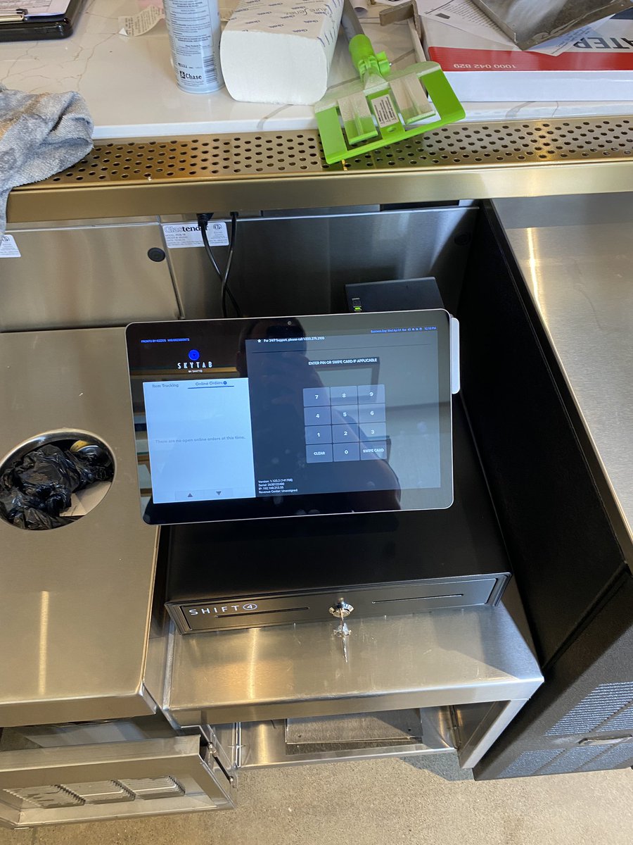 Today we installed our <a href="/SkyTabPOS/">SkyTab</a> system from <a href="/Shift4/">Shift4</a> in Pronto by Iozzo’s in Indianapolis Indiana. They should be open here in a few weeks so look out for them. They will have food, coffee and a small marketplace.