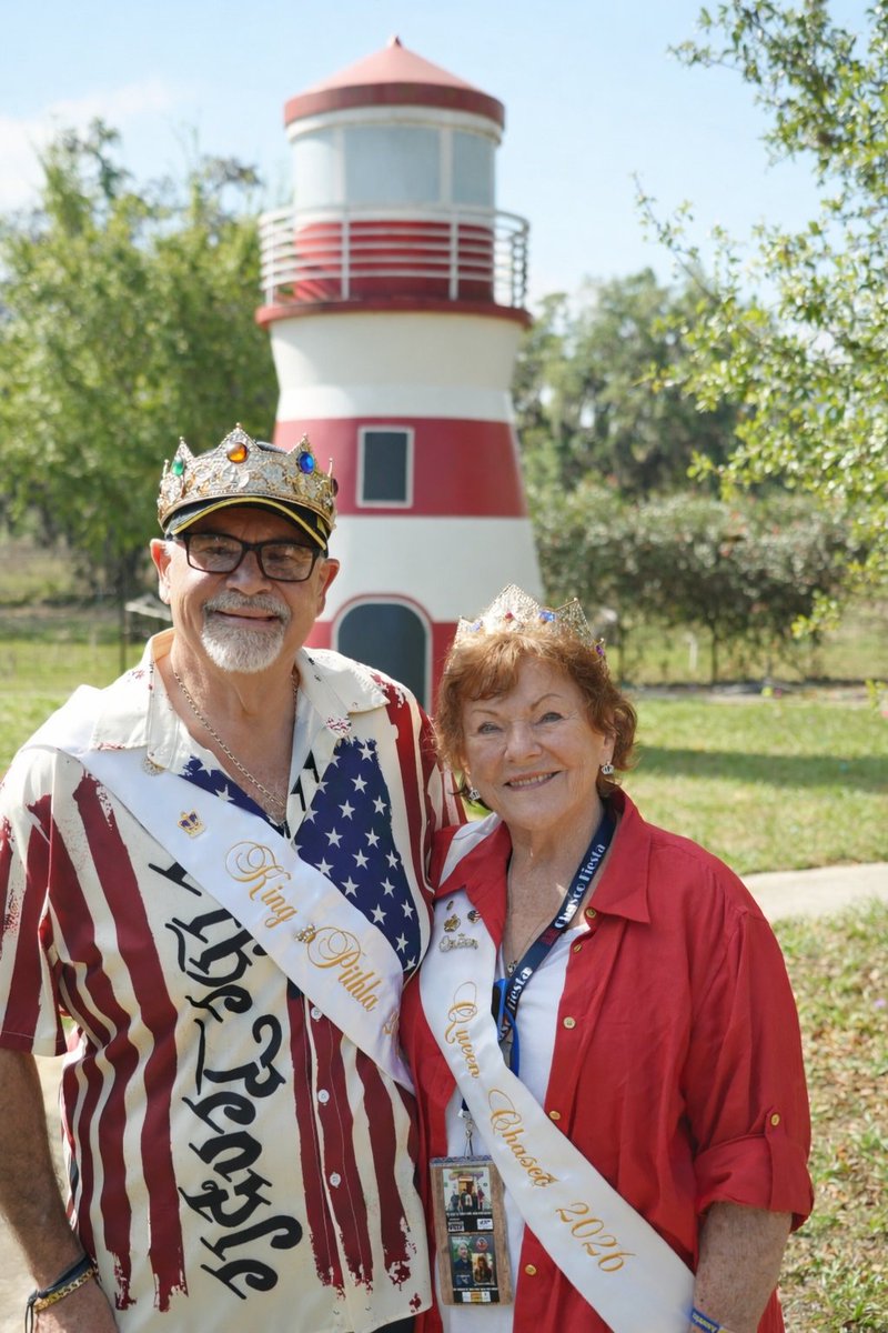 LighthouseVIB's tweet photo. On March 28, our 2026 King Pithla, Adam Shoemaker &amp; Queen Chasco, Brenda Glass made their debut at LVIB's Beeping Easter Egg Hunt.  Adam &amp; Brenda were crowned as King Pithla &amp; Queen Chasco on March 20 at the 39th Annual #ChascoCoronationBall. Learn more: 
https://t.co/OmmNDOCQFf. https://t.co/l5xckEYnWx