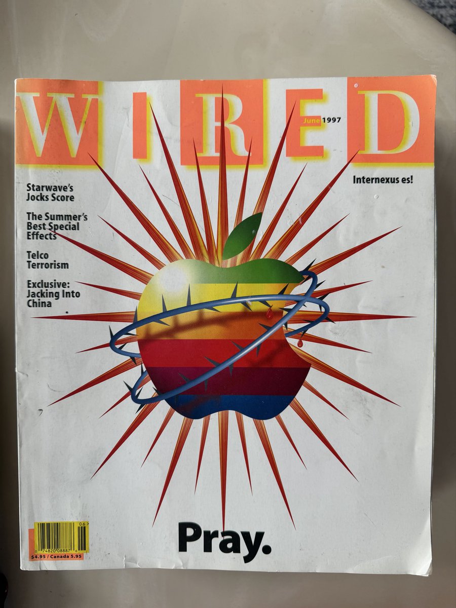 As an Apple fanboy, this iconic '97 cover declaring Apple dead is