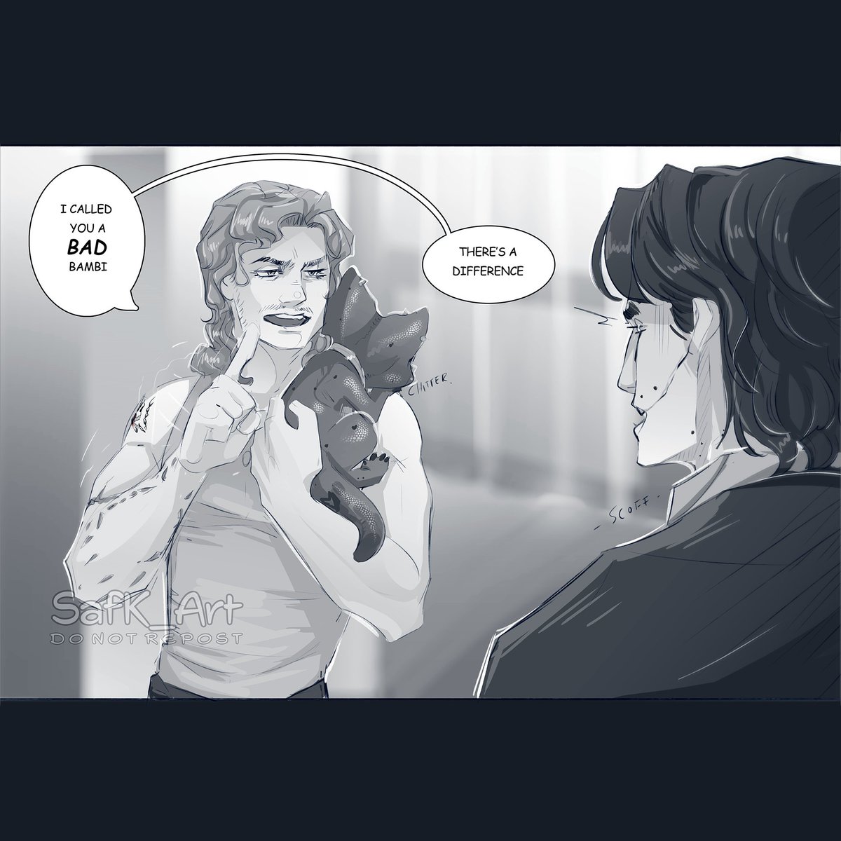 SafK_Art's tweet image. Jealousy 🤭

#StrangerThings #steveharrington #billyhargrove #demogorgon #demosteve