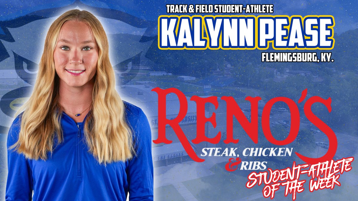 MSUEagles's tweet photo. Reno's Student-Athlete of the Week, @MSUEaglesCCTRK's Kalynn Pease!

Watch on YouTube: https://t.co/qHpVuDJ0px

#SkoEags #SoarHigher https://t.co/aVfghs9jVr