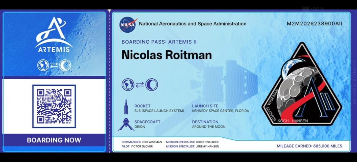 Niconectes's tweet photo. Listos para el despegue! #Artemis @NASA_es 😀✌️ https://t.co/CsovUVRfpO