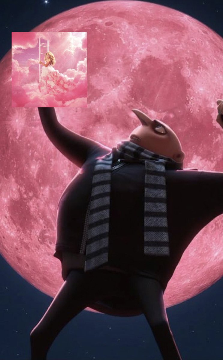 moroneyforever's tweet photo. breaking news 🚨megan is turning the moon pink tonight and cloud 9 is taking over the universe! 💗⭐️ 🤩 🌗 https://t.co/WMwEhIW5eN