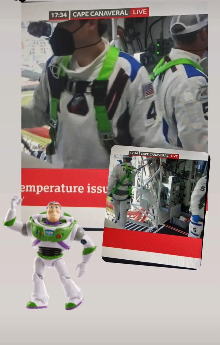 sparrock's tweet photo. @NASA seem to be using Buzz Lightyear with this mission https://t.co/cNHCv4Smpz