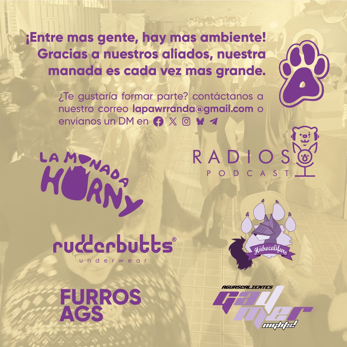 lapawrranda's tweet photo. ¡La Pawrranda se anuncia sin pelos en la lengua! ✨

Conoce a nuestro equipo de colaboradores y alianzas ¿Le entras a la fiesta? 🐾 https://t.co/VHu2vgVRfV