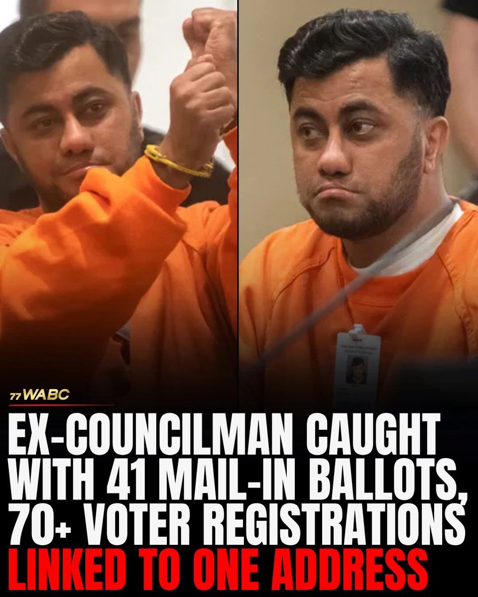 BigLADaddyJR69's tweet image. Yea no such thing as voter fraud
Yea mail in ballots are totally legit