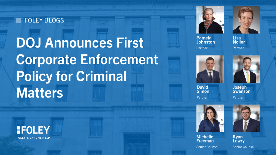 BryanSSchultz's tweet photo. The DOJ has released its first department‑wide Corporate Enforcement and Voluntary Self‑Disclosure Policy, standardizing how cooperation and self‑reporting are evaluated across criminal matters. The new framework introduces clearer pathways to declinations and reduced penalties… https://t.co/9HIsT18ljC