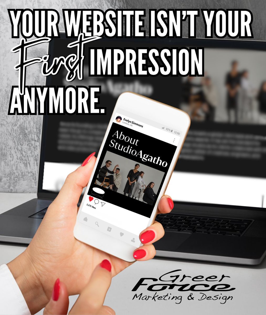 GreerForce's tweet image. Your brand doesn’t start on your website anymore.
It starts wherever they find you first.
Make it consistent.
#BrandConsistency #MarketingStrategy #BrandVoice #MarketingTips