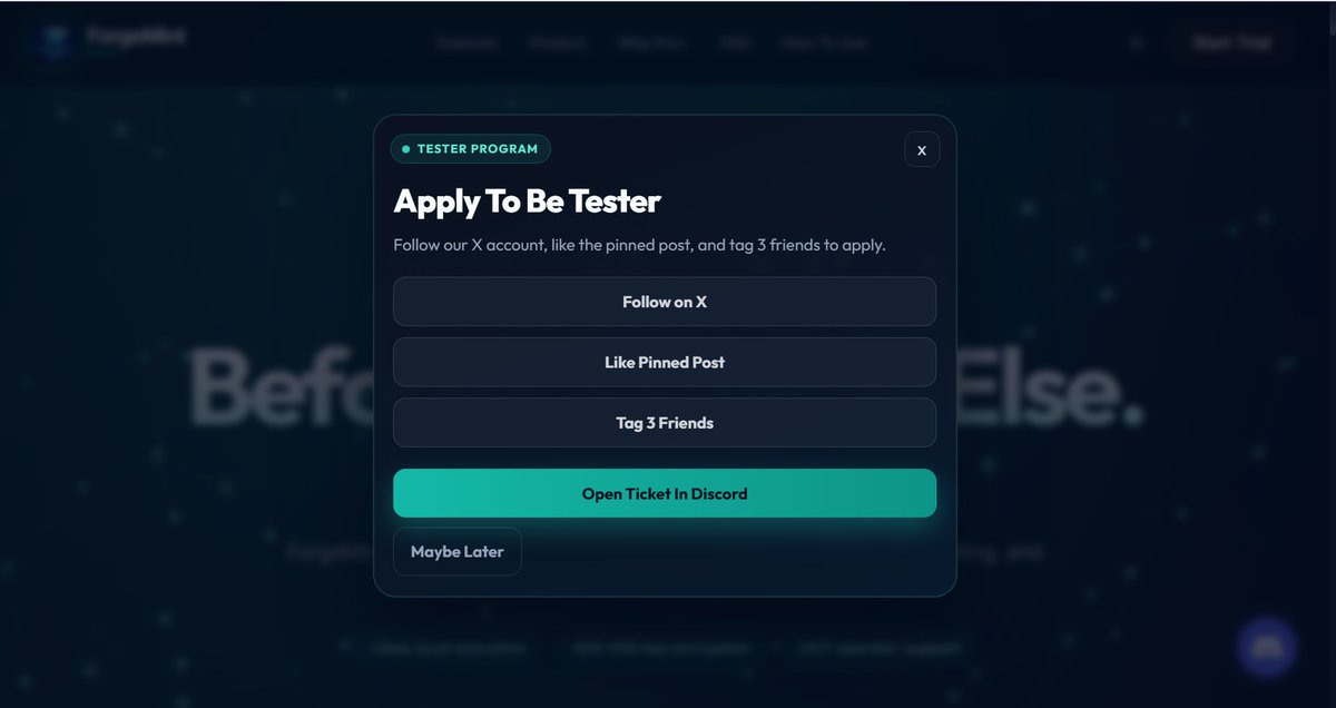 Forgemint PRO + tweet media