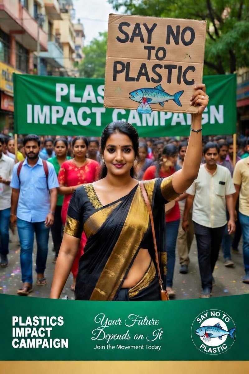 Plastics impact campaign tweet media