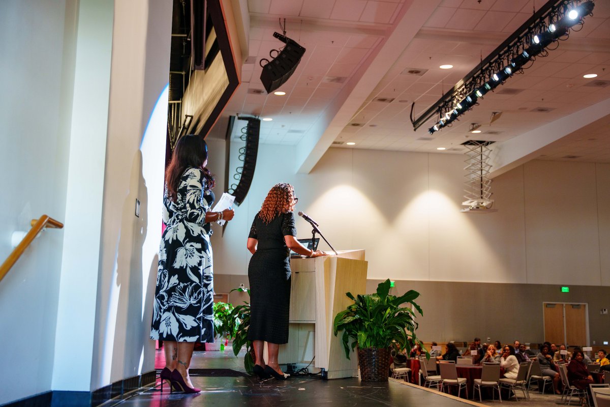 NCCU's tweet photo. #NCCUCommunity | Honoring dedication and service: Today, we celebrated NCCU employees recognized by the State of North Carolina for five or more years of service, including many reaching 25 to 45 years. MORE PHOTOS: https://t.co/s9ImHVt7Td https://t.co/vkll9EdRQp