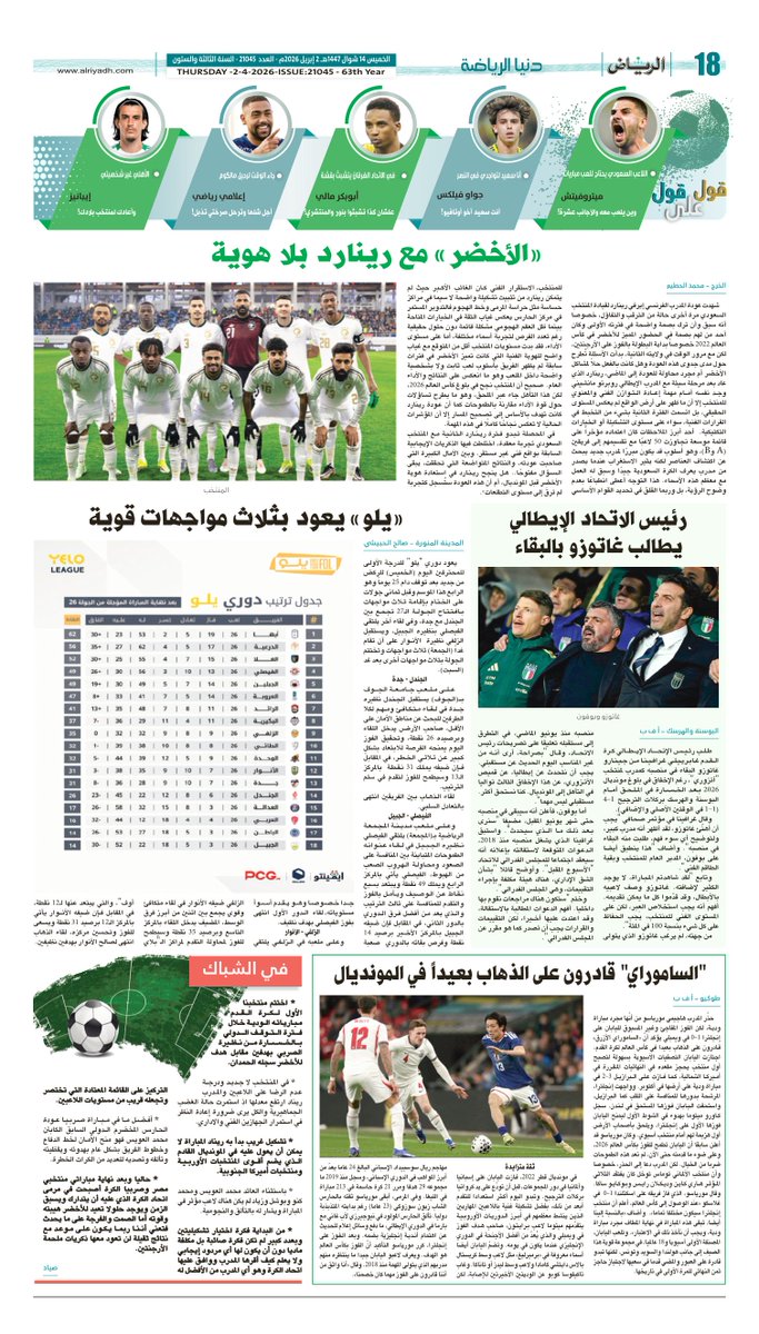 جريدة الرياض - رياضة tweet media