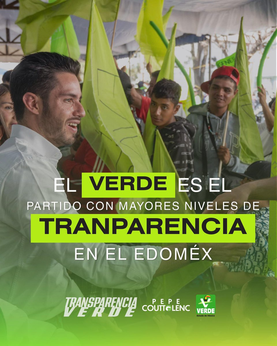 ¡Así de sencillo! ☝🏻

Cuentas claras = @VerdeEdoMéx ✅ #TransparenciaVerde