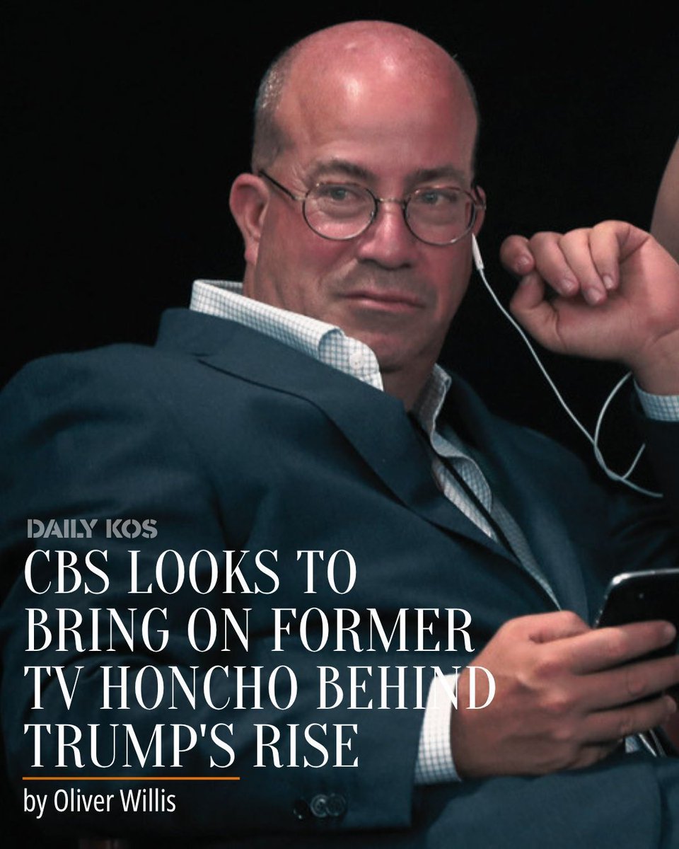 's tweet image. CBS is in the middle of a transformation, becoming yet another media outlet pushing the pro-Trump MAGA line. 

Read more here: dailykos.com/stories/2026/3…
