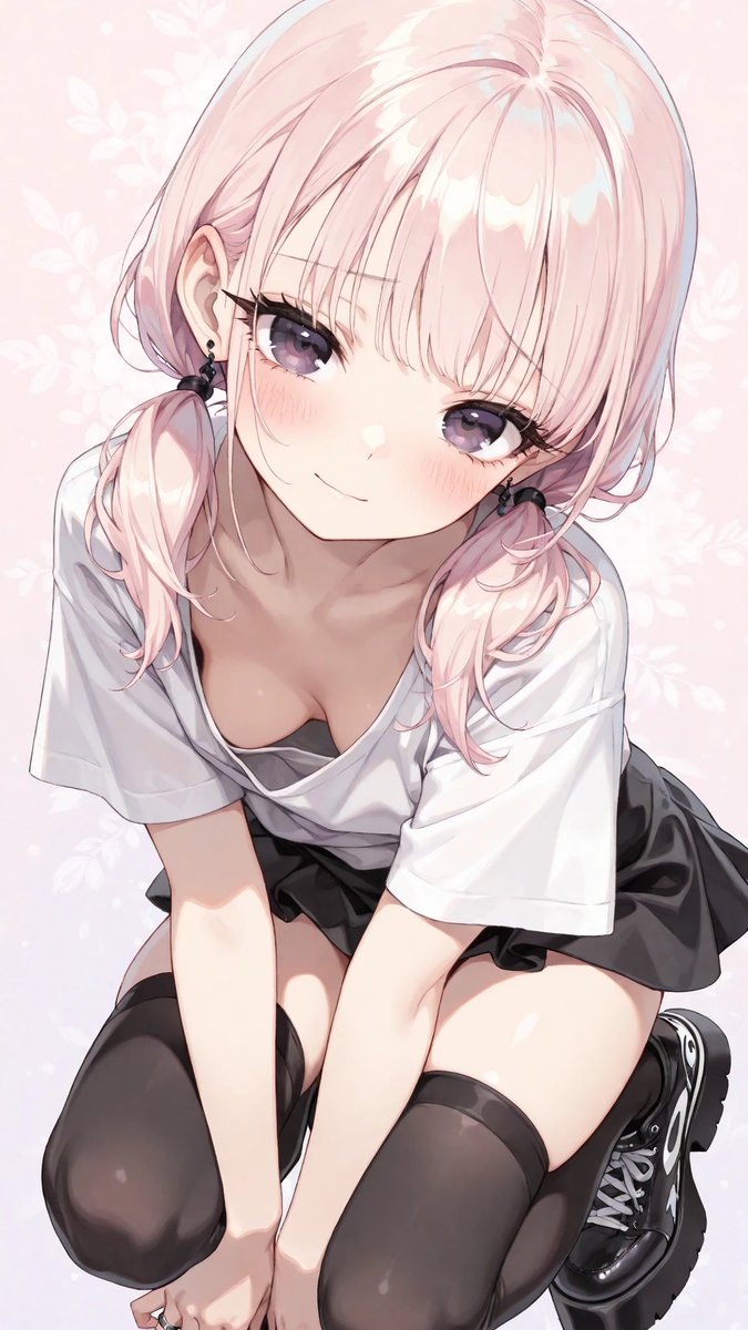 Pink Twintail Labo@AI illustration tweet media